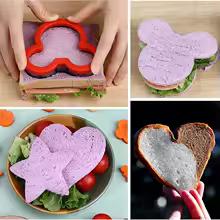 Sandwich-Ausstecher für Kinder Kinder Herz Stern Mickey Brot Toast Mittagessen Bento Box Essen Keks Sandwich Maker Formen Küchenwerkzeuge
