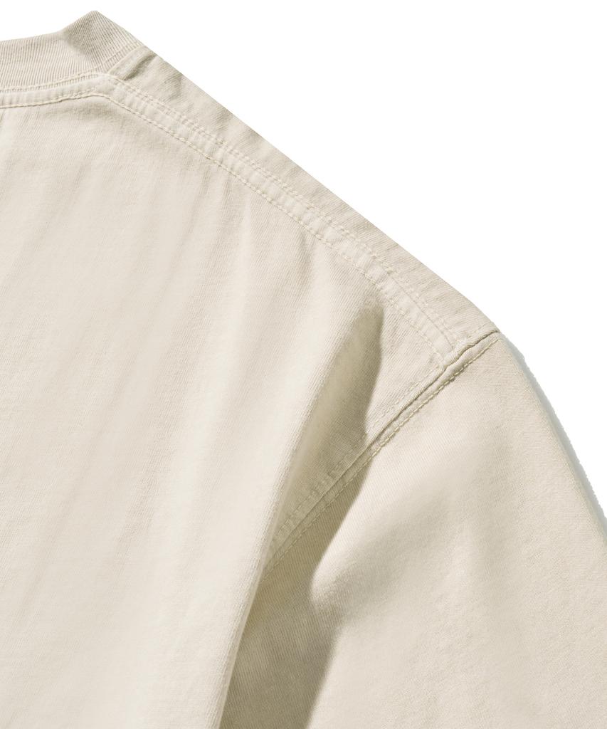 FILLUMINATE Essential Arch Logo Pigment T-Shirt - Beige