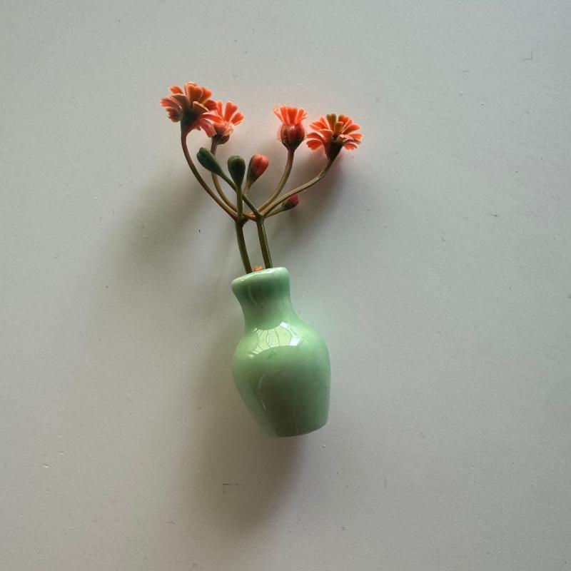 Mini Glass Bottle Flower Vase Fridge Magnets Big Small Sizes For Home Kitchen Diy Decoration Ornaments