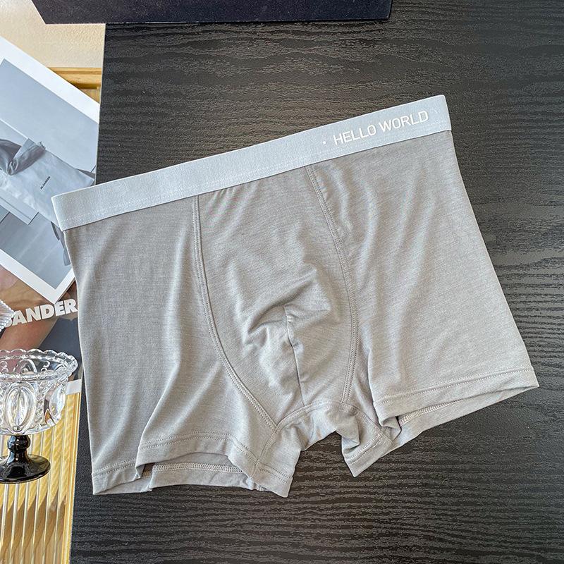 Men's Spring and Summer 7A Antibacterial Loose and Comfortable Boxer Briefs