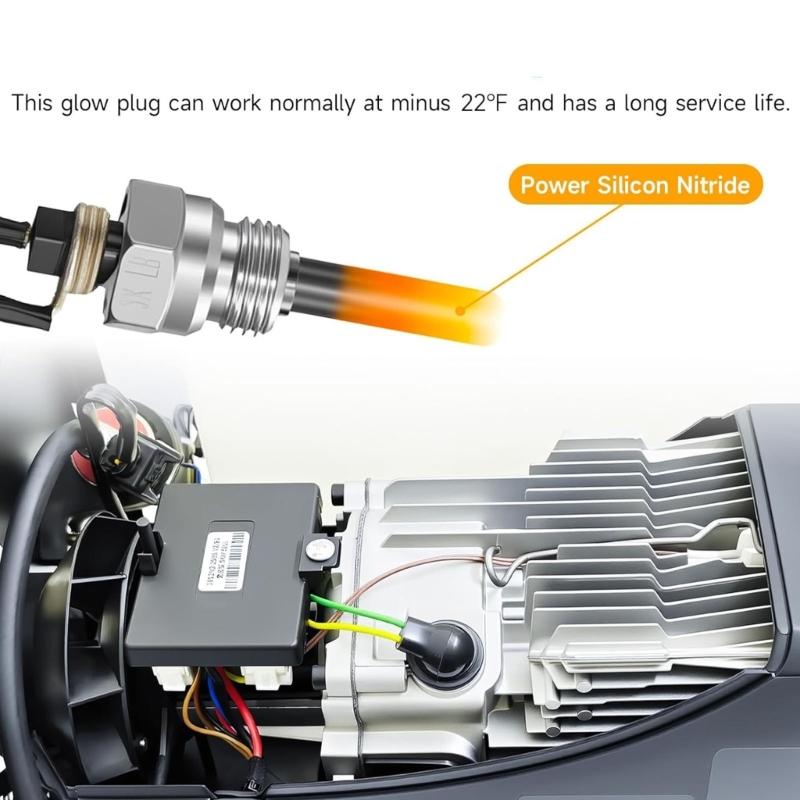 High Performances Ceramic Glow Plug Repair Kit for 12V Diesels Heater Spare Parts For 5KW and 8KW Models In Vehicles