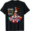 Hispanic Heritage Month Latino Countries Flags T-Shirt