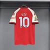 Mens Short Sleeve Football Jersey Premium Fan Edition Striped Design Arsenal Home Match Support