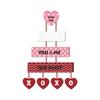 Valentine's Day Hanging Decor, Happy Valentine's Love Mine Word Door Hanger Sign Wall Plaque Ornaments For Anniversary Wedding Party Window Door Por