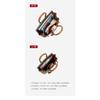 Niche High-end Leather Messenger Tote Portable Women's Bag Commuter TOGO First-layer Cowhide Contrasting Bag