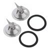 Set of 2 Replacement Juicer Blade Blenders Blade Mixers Head Kitchen Supplies Juicer Assembly for MX2000 Models