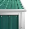 Vidaxl Garden Shed, Green, 88X89X161 Cm, Galvanized Steel
