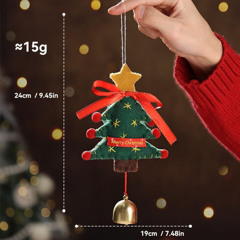 Christmas Ornament Car Decoration High-quality Holiday Car Pendant Festive Christmas Ornament Set for Wall Door Window Decor