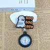 Shiny Cartoon Nurse & Doctor Badge Reel with Retractable PVC Pocket Watch Clip