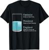 Funny Engineer Optimist Pessimist Engineering T-Shirt S-4XL