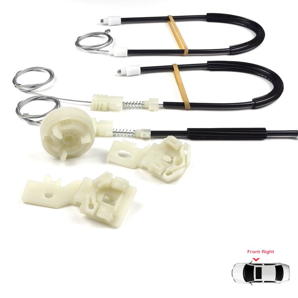 EWR846 Power Window Regulator Repair Set Front Right for Nissan Primera P12 WP12 2001-2008 4/5 Door 80770AV601