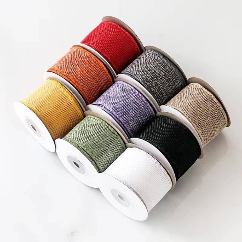 4.5M/Roll Crafts Ribbon Bows DIY Fabric Ribbon Vintage Gifts Packaging Material