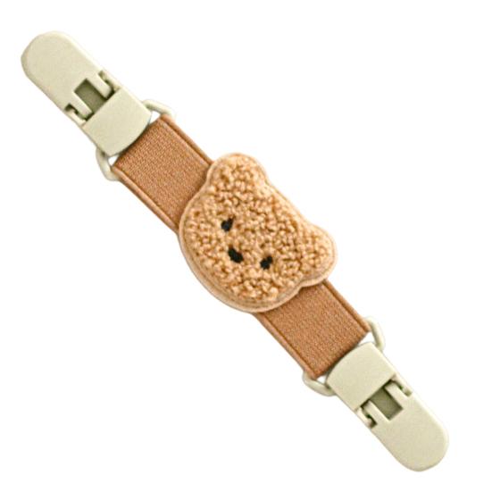 

Зажим для фиксации комбинезона, многоразовый, в форме мультфильма, милый, очаровательный, устойчивый, нескользящий, из смолы, милый медведь, зажим для плечевого ремня, товары для дома Bear кофейный