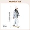 1:64 Scale Miniature Girl Figure People Sturdy Collection Tiny Model Painted for