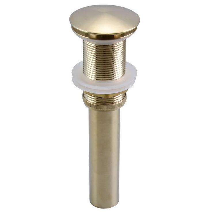 Click Clark Modern Brass Basin Drainer Pipe Siphon Sink Bottle Trap Brushed Gold Finish Wall Mounted Eco Friendly for Bathroom (Golden,Brass) золотистый