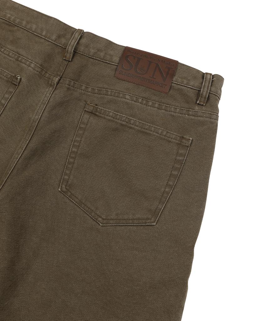 SUNDAY FRUIT MARKET Sunday Washed Short Khaki