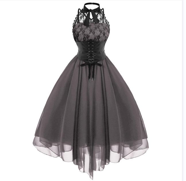 2018 European & American Chiffon Lace Dress - Sexy, Popular Style