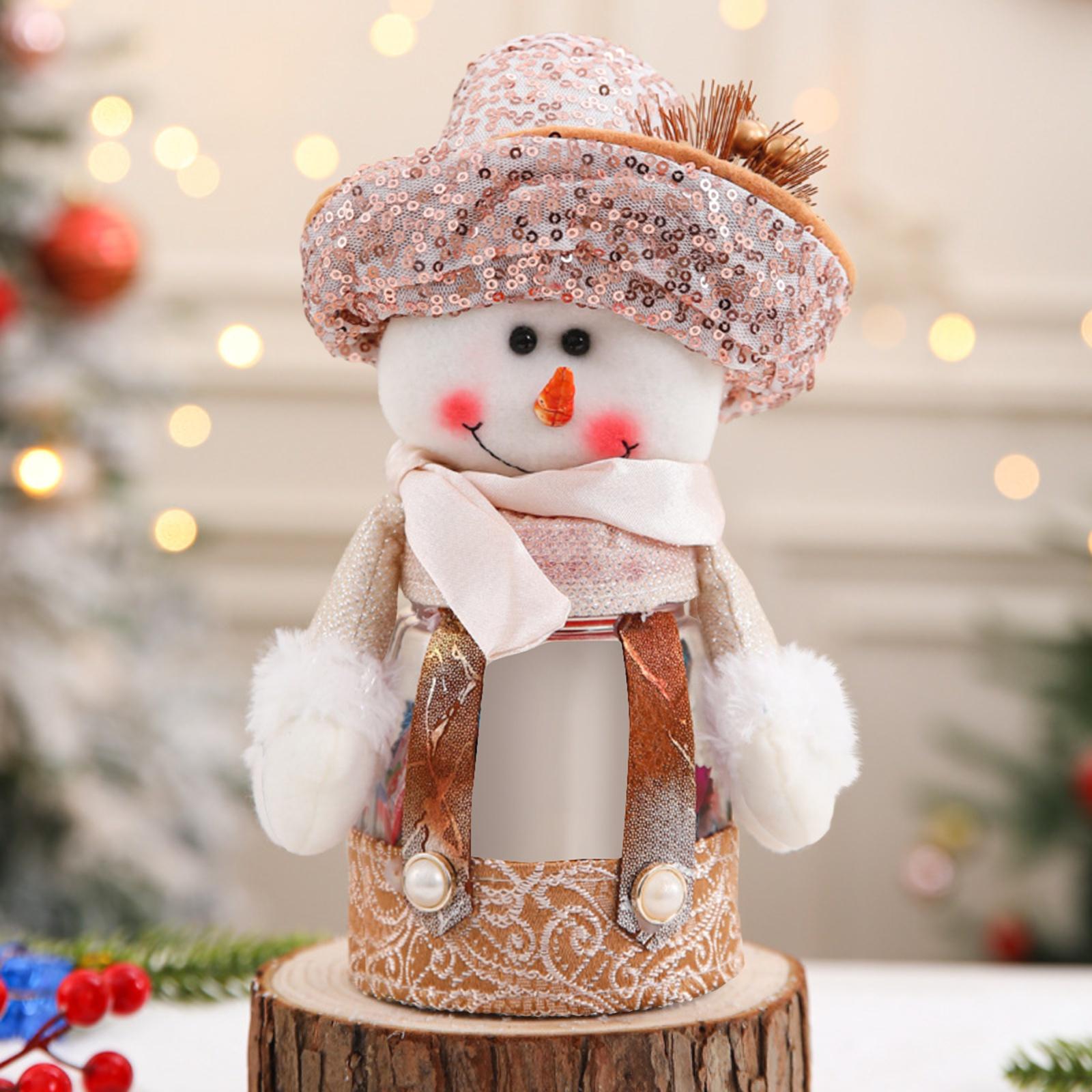 

Конфетница на канун Рождества, Креативная детская подарочная коробка, Банка для хранения, Настольное украшение для создания рождественской атмосферы One Size