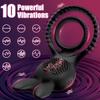 Vibrating Cock Ring Vibrator Adult Sex Toy with Vibrations Longer Harder Stronger G Spot Clitoral Stimulator Penis Ring Erection