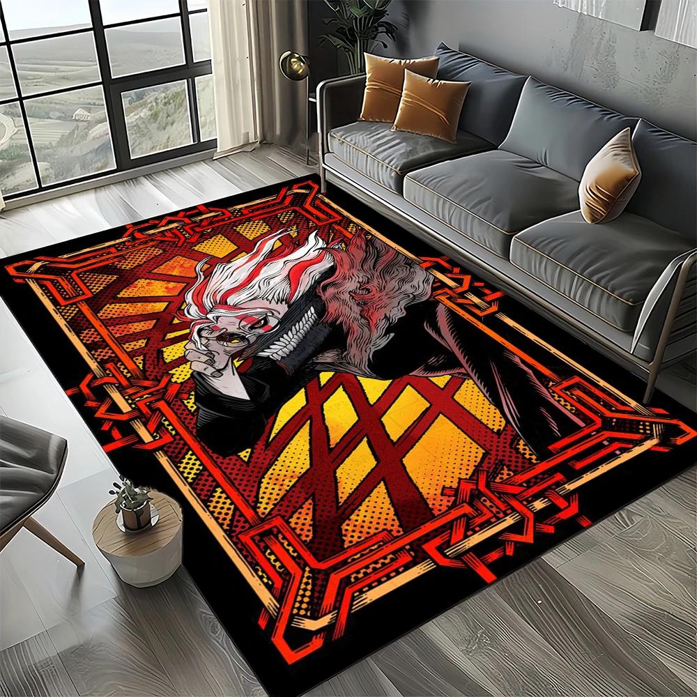 2025 New Style DAN DA DAN Anime Cartoon Carpet Rug for Living Room Bedroom Home Sofa Decoration,Kid Play Non-slip Floor Mat Gift