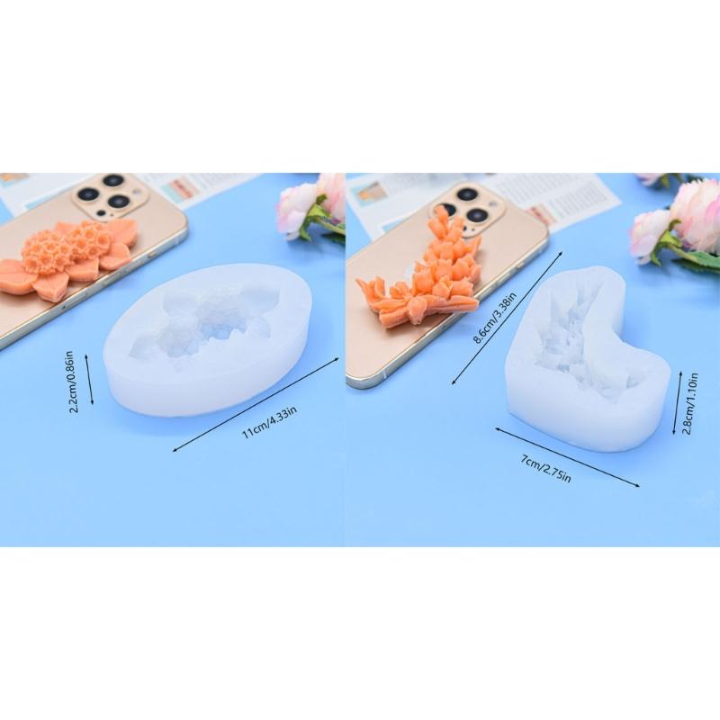 Chocolate Moulds Flower Shape Baking Molds Fondant Moulds Cake Molds Silicone Material Perfect Gift for DIY Baking Lover