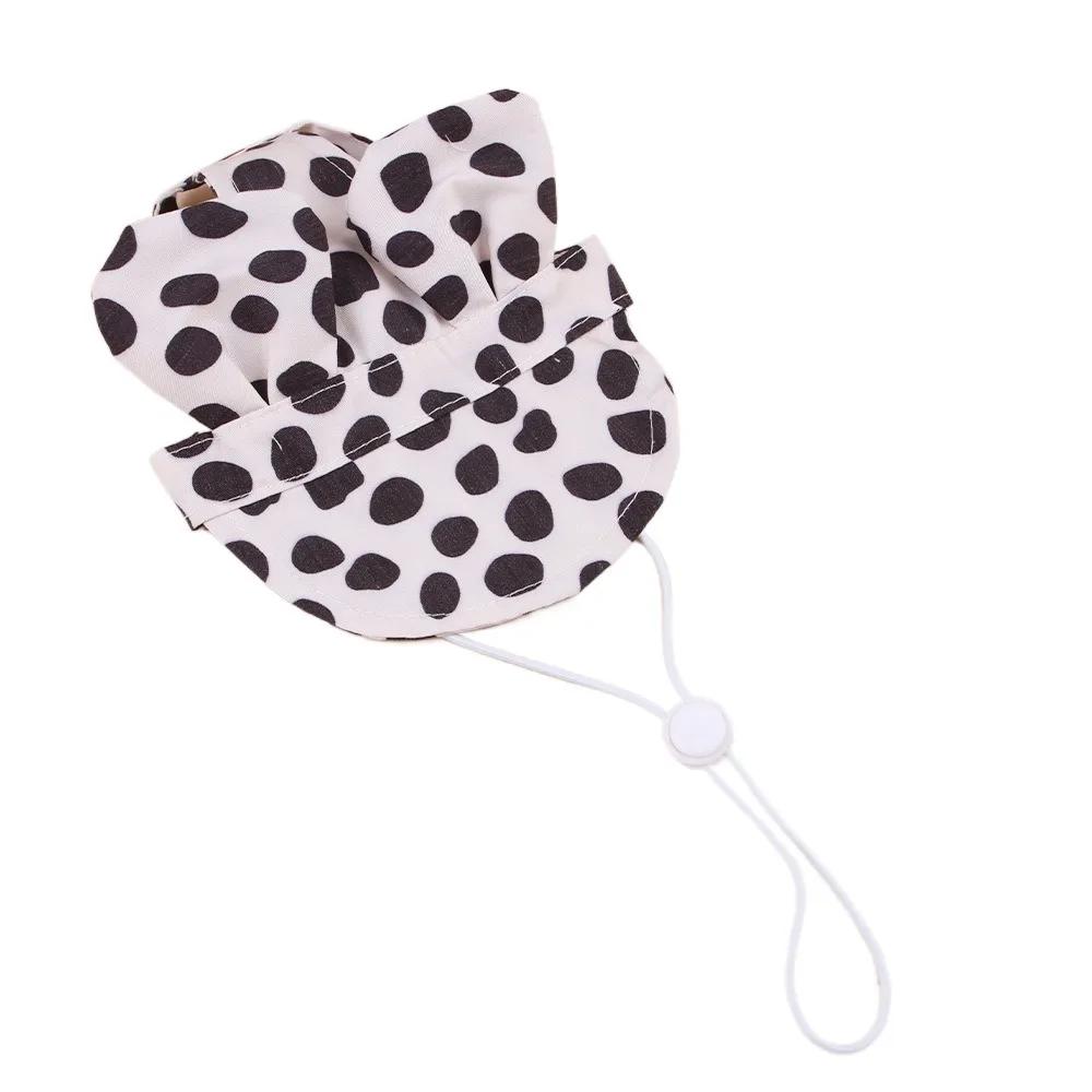 

Summer Bucket Hats for Cats and Dogs Beach Sun Cap Cartoon Flower Fisherman s Cap Outdoor Sun Protection Hat For Pet cats puppy 30-40CM