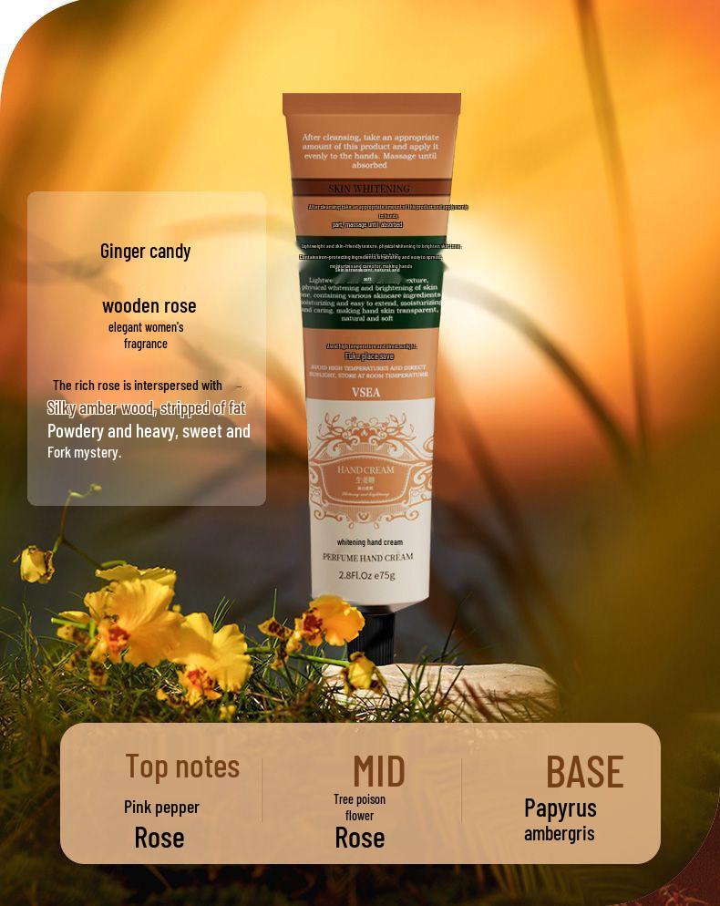 Long-lasting Moisturizing & Whitening Hand Cream for Fall/Winter, Anti-Chapping, Unisex Portable Tube