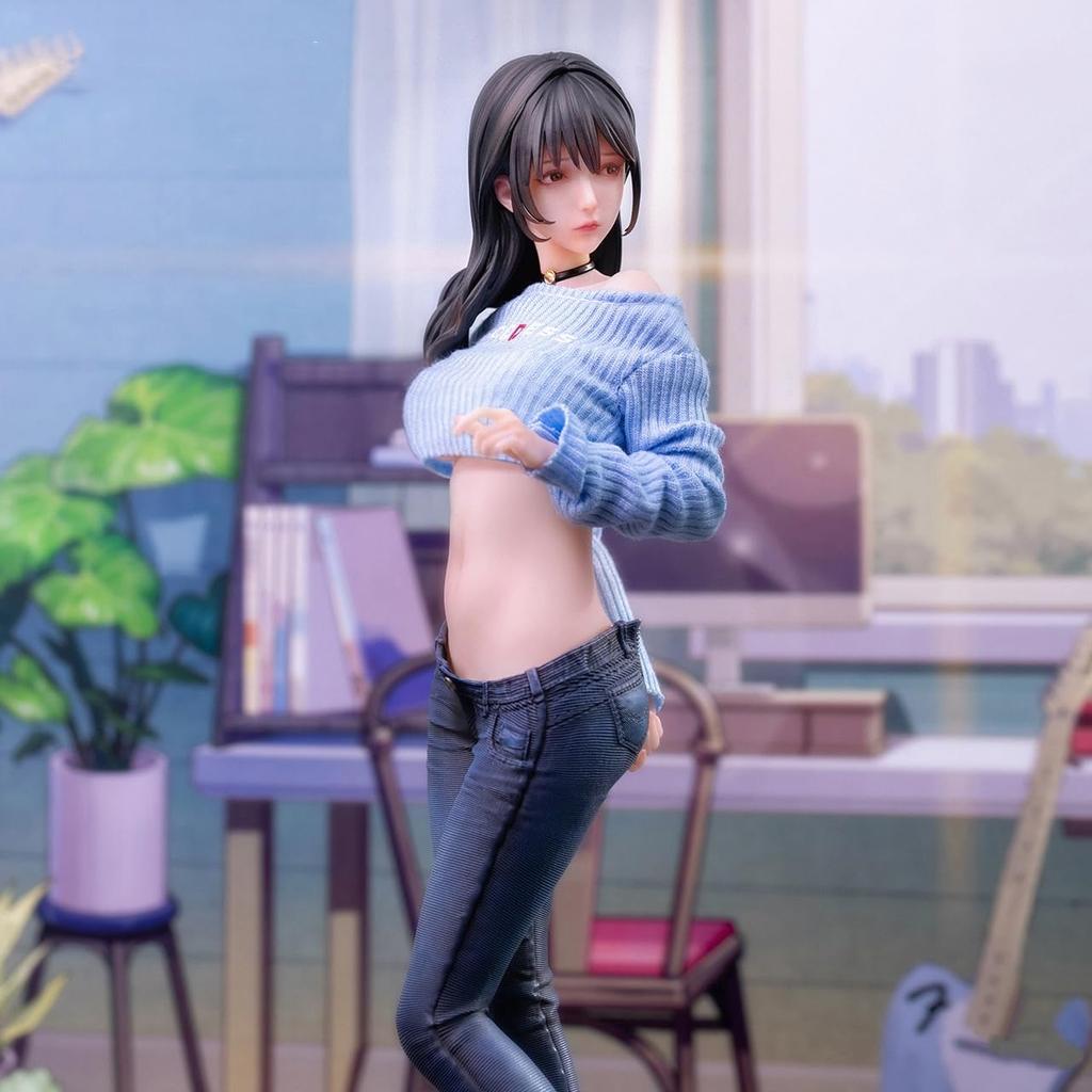Hitomio Jyuroku's Original Illustration "Guitar Sister Sister" 1/6 Scale PVC & ABS Painted Finished Figure