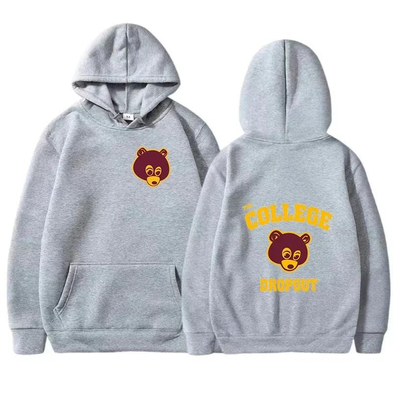 2025 popular hip-hop style men's sportswear men's and women's hooded sweatshirt retro rap style print