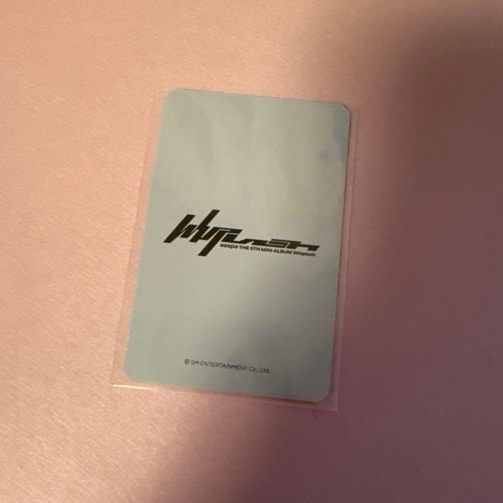 [USED] Aespa Whiplash Ktown4u Autograph Session Bonus Gisele 38