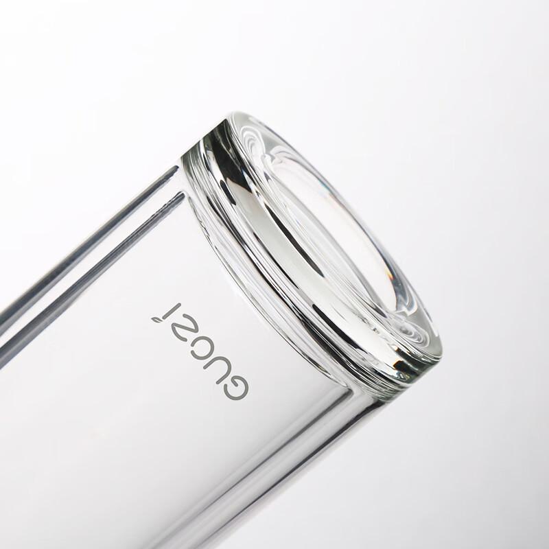 GUOZI Star Business Double-Layer Insulated Glass Mug