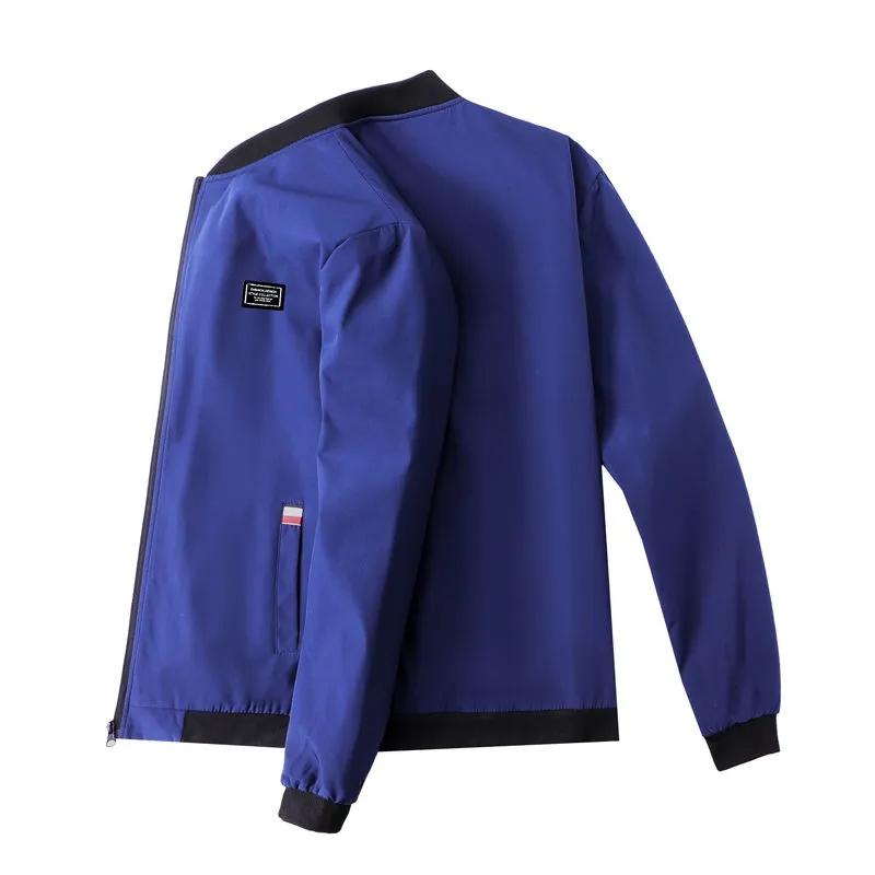 Spring and Autumn Jacket All Match Slim Baseball Jacket Casual Stand Collar Zipper Thin Jacket Outdoor Sports Jacket