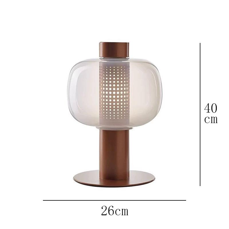 Nordic Modern Glass Table Lamp - Creative, Stylish Lighting for Living Room, Bedroom, Hotel, or Model Room