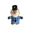 Delightful Plush Penguin Keychain Cute Animal Doll For Firefighter And Lovers Police