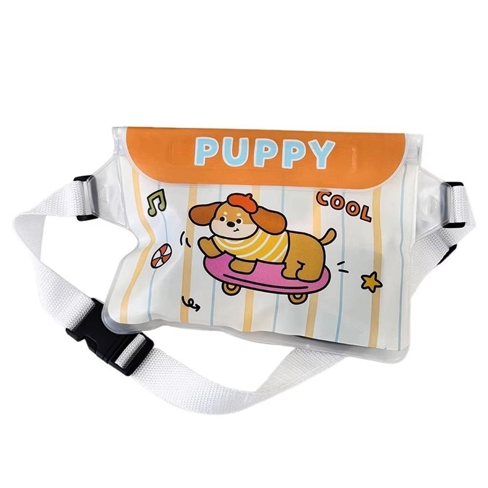 

Large Capacity Waterproof Phone Case With Waist Strap Drift Diving Bag Swimming Waist Pack Rafting Style 1