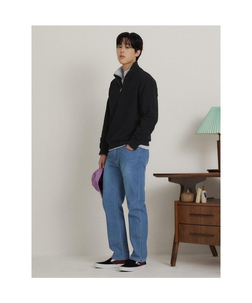 Binpolmen Summer Standard Fit Denim Pants Sky Blue
