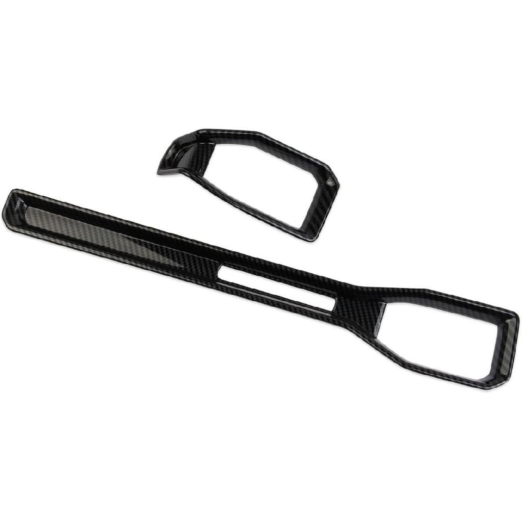 Dashboard Vent Air Outlet Cover Trim Kit Accessories for 2024-2025 Ford Mustang (carbon Fiber Style)
