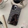 Retro dark horse for Apple 15 colored silver iPhone14promax creative 13/11 matte 16 protective case 17
