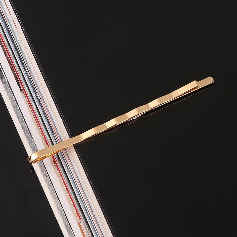 Nouveau Set d'Épingles à Cheveux Géométriques Dorées Coréennes - Accessoires pour Cheveux en Métal Faits Main DIY