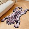 Aesthetic Wave Tufted Carpet Bathroom Antislip Mat Ocean Sea Blue Plush Carpet Home Ornament Livingroom Decoration Bedroom Rug