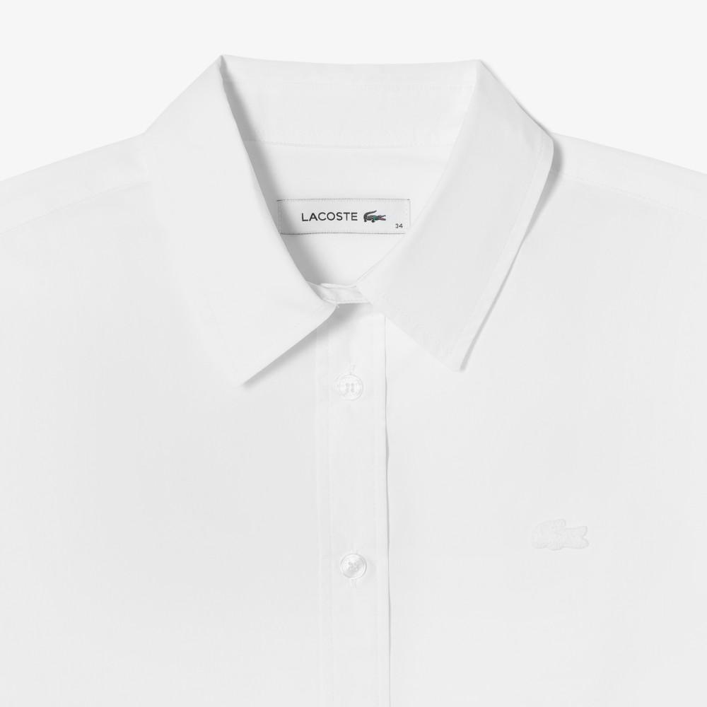 [Lacoste] Women's Poplin Solid Shirt CF694E-56G001