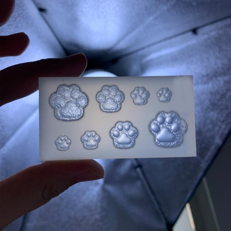 Silicone Kitten Claw Mold Multi Purpose Craft for Resin Epoxy Candle Soap Handmade Jewelry Decoration Easy Release