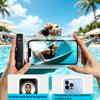 Floating Airbag Phone Waterproof Pouch With Lanyard, High Transparent Touch Screen Waterproof Phone Case For Beach Swimming Surf