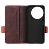 For vivo Y39 5G Case Leather Wallet Flip Phone Cover with Hardware Decor