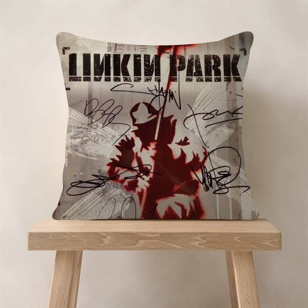 Band Linkin Album Park Personalisierte Kissenhülle Kinderzimmer Wild Party Dekor Kissenbezug Kind Geburtstag Dusche Geschenk