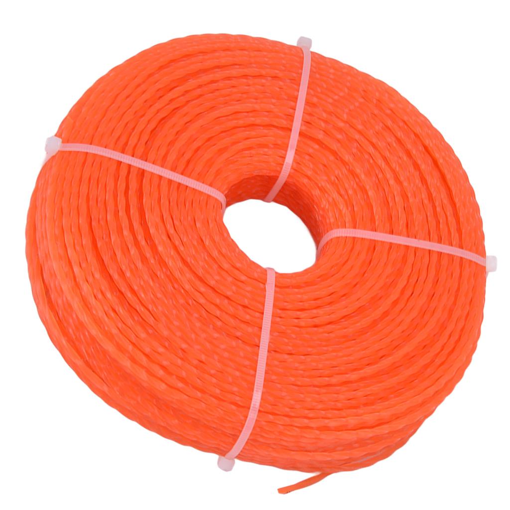 Nylon Trimmer Cord 2.7mm 100m Twist Shape Trimmer Line for Heavy Duty Lawn Mower 