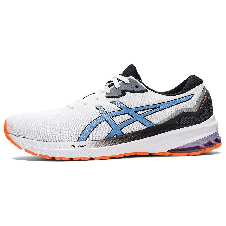 new Asics GT 1000 11 White Blue Harmony Orange