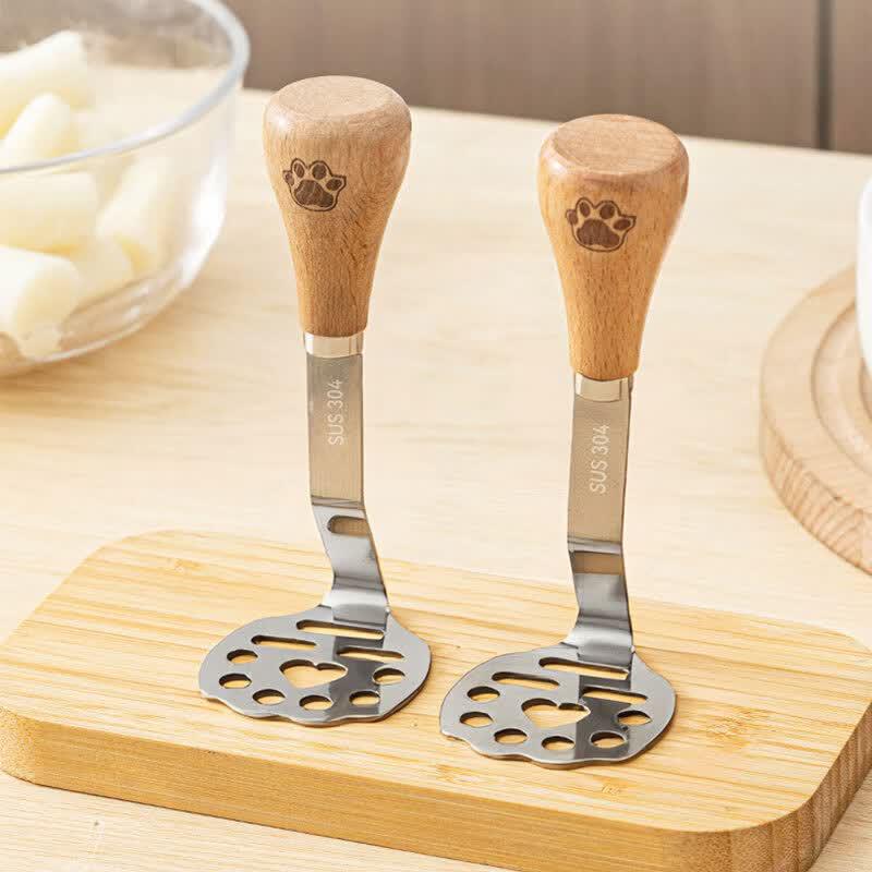 Meidi 304 Stainless Steel Bear Potato Masher (2-Pack)