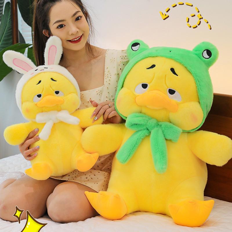 Adorable Plush Duck Stuffed Toy For Cuddling Soft Pillow And Sleep Companion Gift