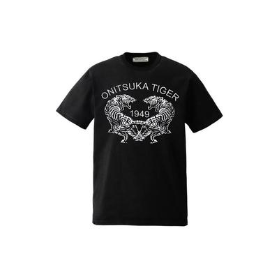 Letter And Number Print Casual Fashion Simple Round Neck Short Sleeve T-Shirt Unisex Tops 2183B368-001